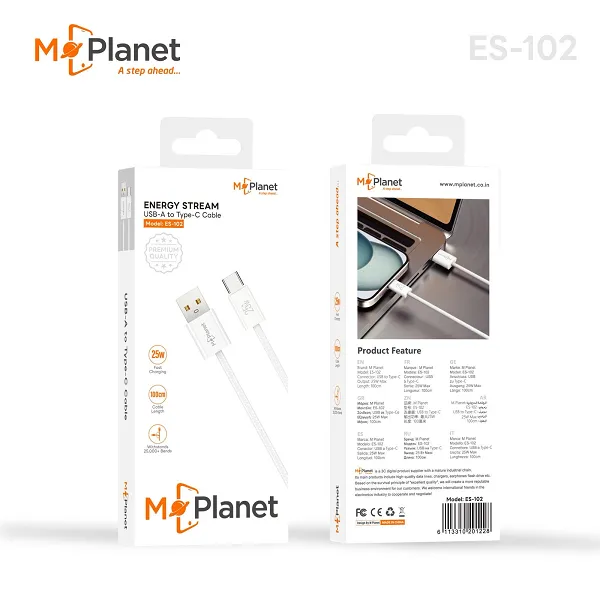 ENERGY STREAM SERIES ES-102 TYPE C DATA CABLE