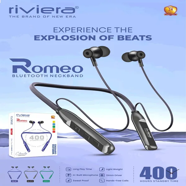 RIVIERA ROMEO SERIES WIRELESS NECKBAND