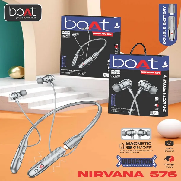 BOAT NIRVANA 576 DUBBLE BATTERY NECKBAND