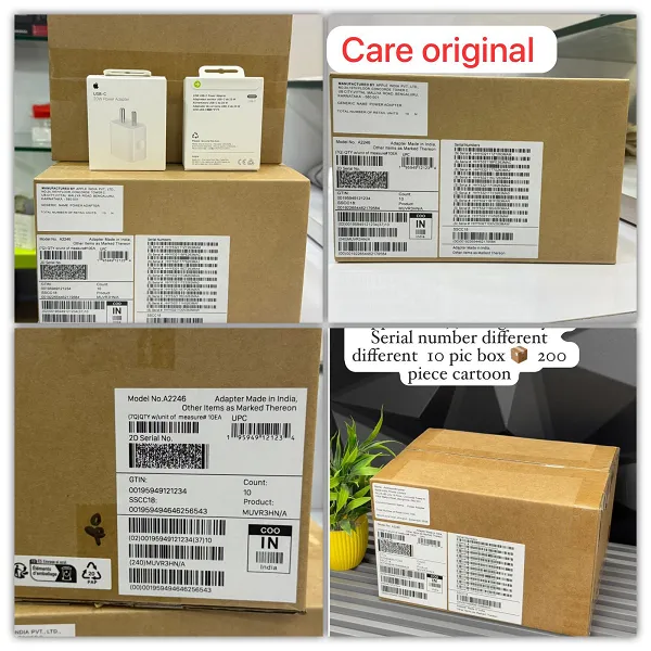 IPHONE CARE ORIGINAL 20W ADPTOR