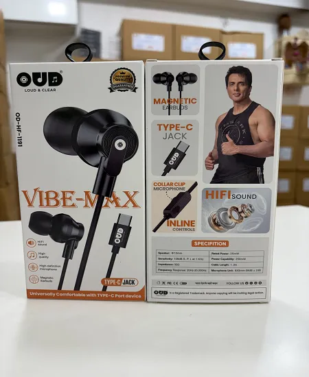 OUD OD-HF-1191 VIBE-MAX TYPE C EARPHONE