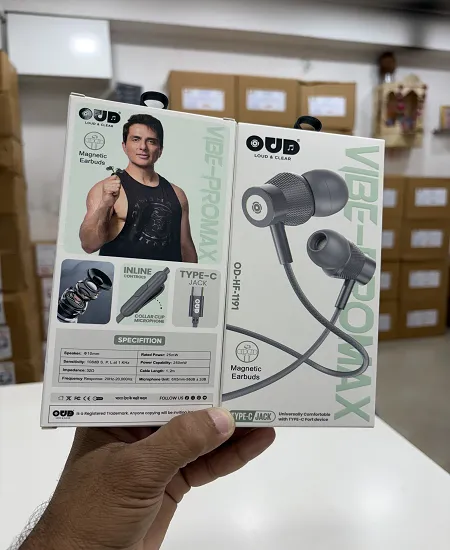OUD OD-HF-1191 VIBE-PROMAX SERIES TYPE C EARPHONE