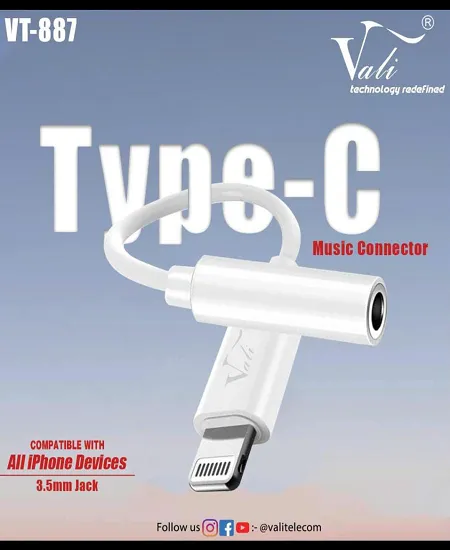 VALI VT-887 IPHONE 3.5MM AUDIO JACK