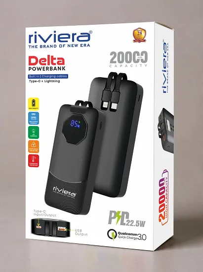 RIVIERA DELTA SERIES 20000MAH POWER BANK