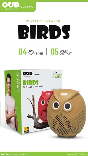 OUD CLASSIC BIRDS SERIES WIRELESS SPEAKER