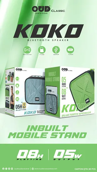 OUD CLASSIC KOKO SERIES WIRELESS BLUETOOTH SPEAKER