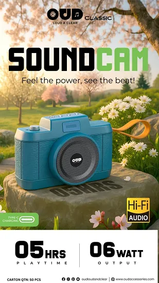 OUD CLASSIC SOUND CAM SERIES WIRELESS BLUETOOTH SPEAKER