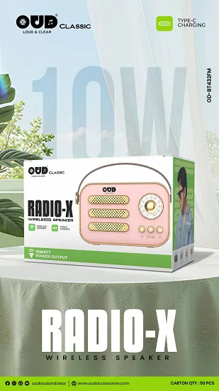 OUD CLASSIC RADIO-X WIRELESS BLUETOOTH SPEAKER