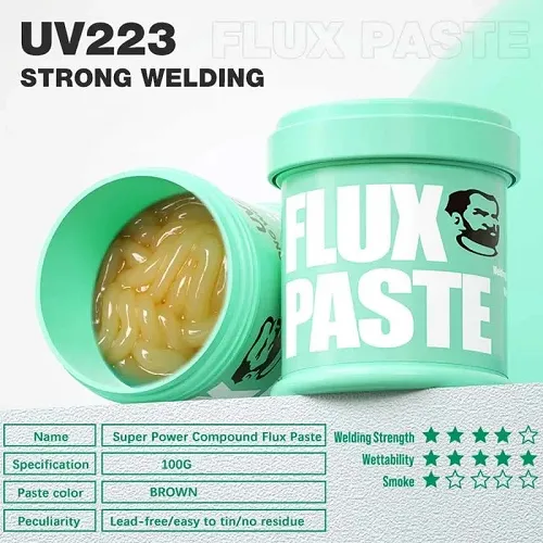 UV 223 STRONG WELDING BROWN FLUX PASTE 100G
