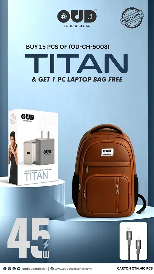 OUD TITAN SERIES 45W PD SUPER FAST CHARGER