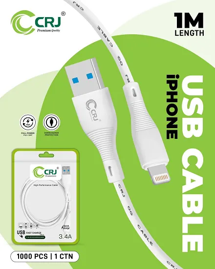 CRJ 3.4 AMP IPHONE DATA CABLE