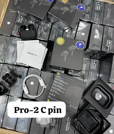 AIRPOD PRO 2 TYPE-C BLACK MATTE FINISHING