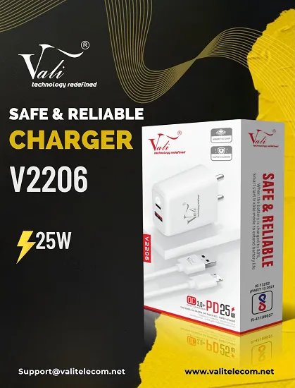 VALI V2206 25W FAST CHARGER