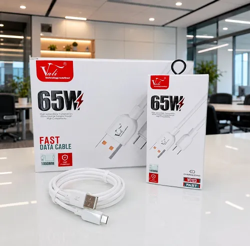 VALI VC-123 MICRO (V8) USB 65W FAST CHARGING DATA CABLE