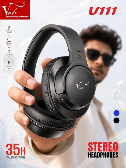 VALI NEW V111 PREMIUM QUALITY HEADPHONE 6 MONTHS WARRANTY