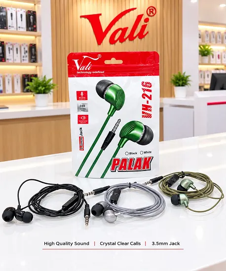 NEW VALI PALAK SERIES VH-216 STEREO EARPHONE PREMIUM QUALITY