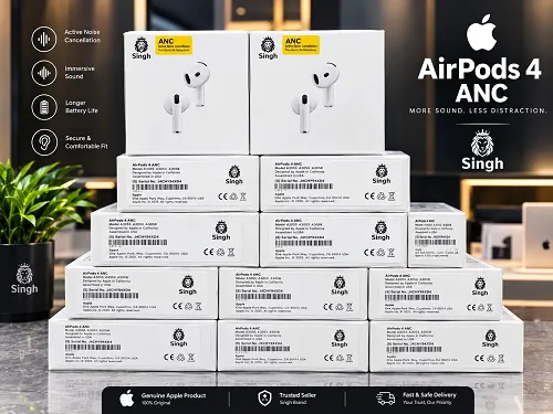 NEW SINGH AIRPOD 4 ANC WORKING ORIGINAL QUALITY BUDS