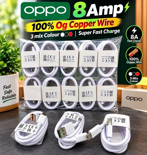 NEW OPPO 8AMP COPPER 100% ORIGINAL TYPE C CABLE