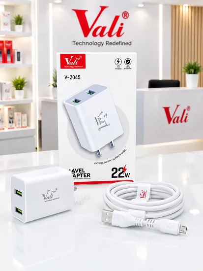 NEW VALI V- 2045 22W TYPE- C FAST CHARGER PREMIUM QUALITY