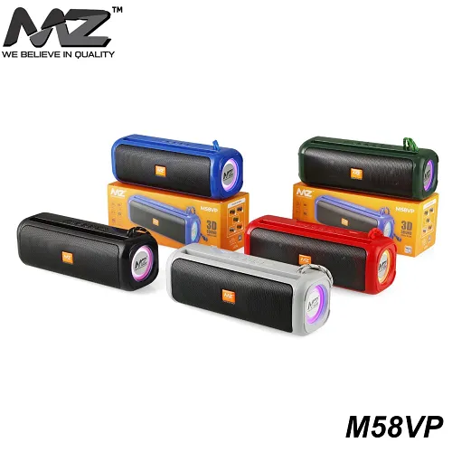 NEW MZ M58VP WIRELESS BLUETOOTH SPEAKER PREMIUM QUALITY RGB LIGHT