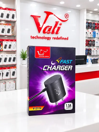 NEW VALI V- 2114 KEYPAD MOBILE PHONE MICRO CHARGER PREMIUM QUALITY