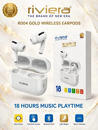 NEW RIVIERA R004 GOLD PREMIUM QUALITY 1 YEAR WARRANTY